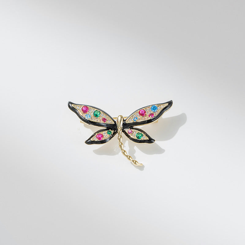 Blingrunway Zirconia Butterfly Brooch