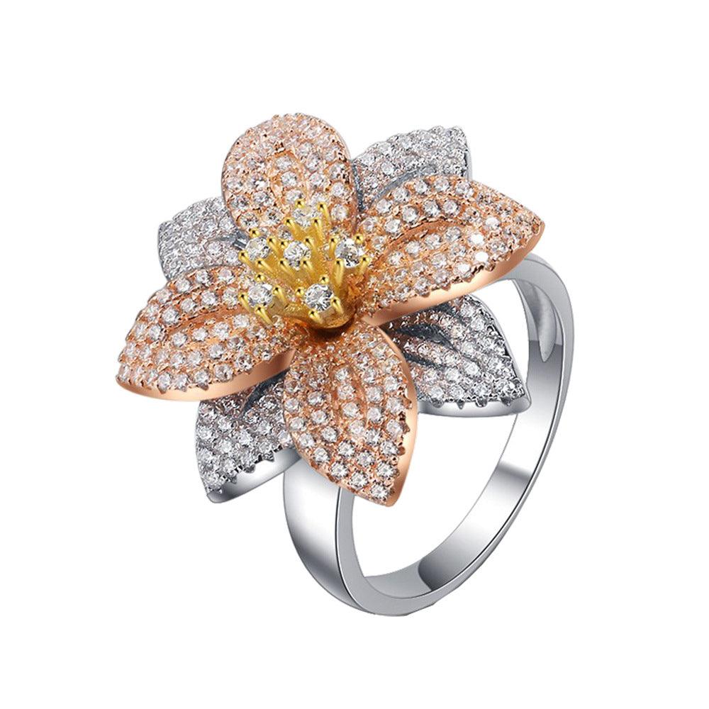 Lilium Handmade Series S925 Sterling Silver Ring-BlingRunway