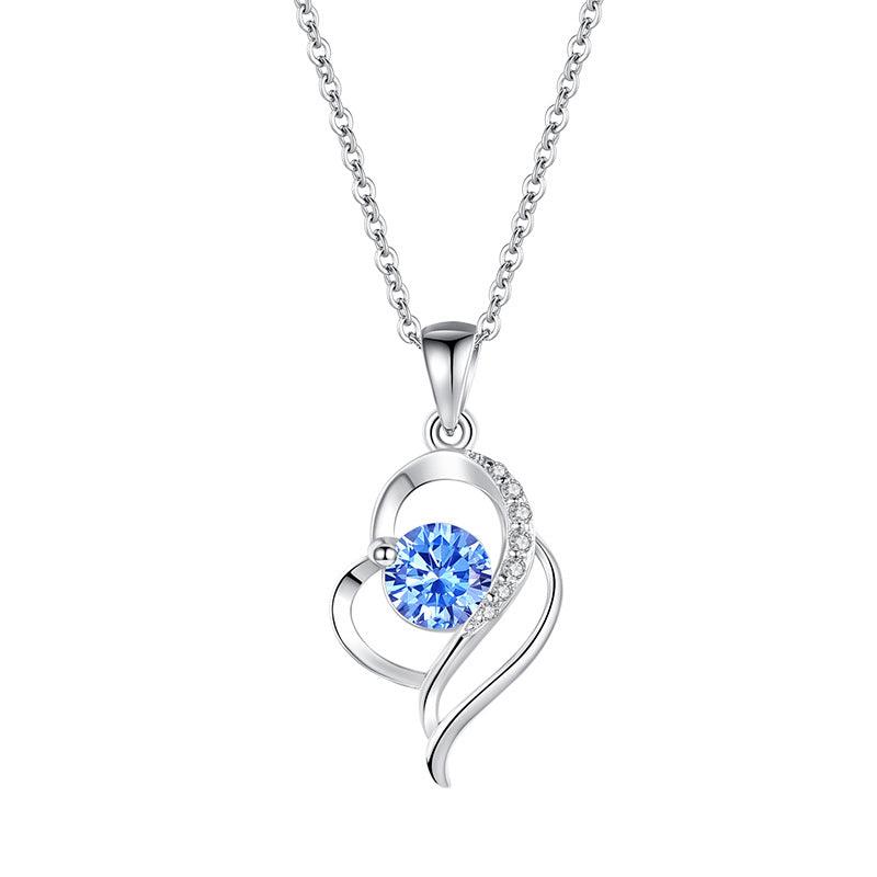 Love Pendant S925 Sterling Silver Necklace-BlingRunway