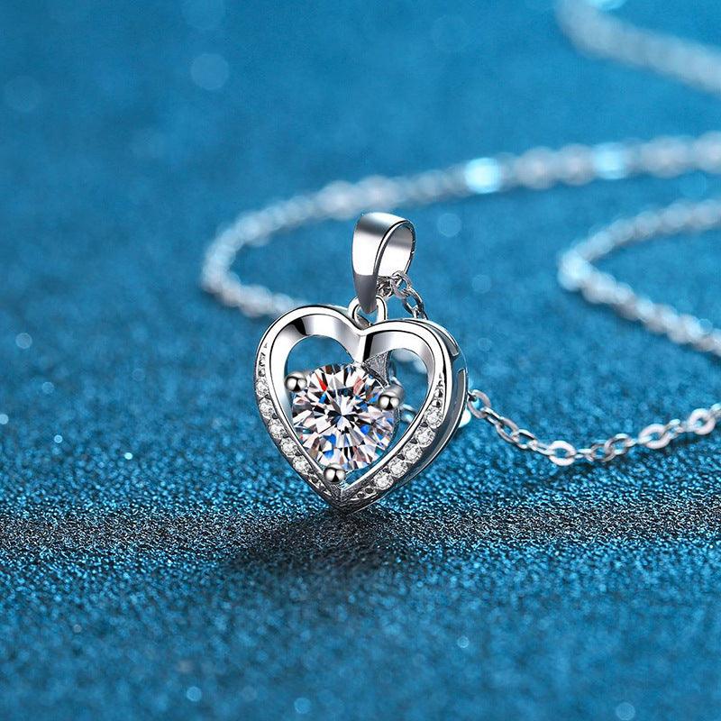 Heart Pendant S925 Sterling Silver Necklace