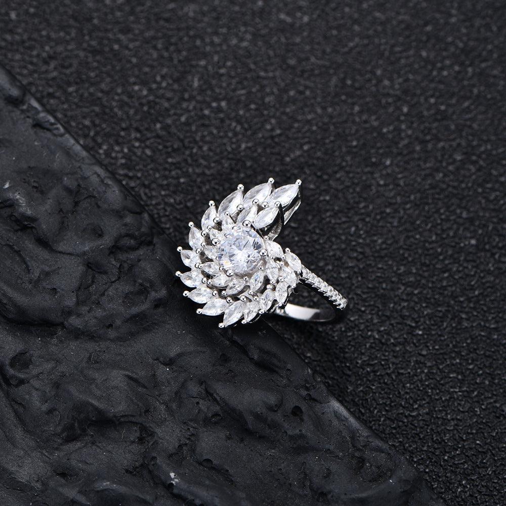 Nautilus Handmade Series S925 Sterling Silver Ring-BlingRunway