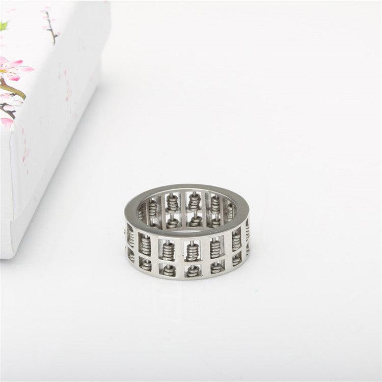 Men's Titanium Abacus Ring