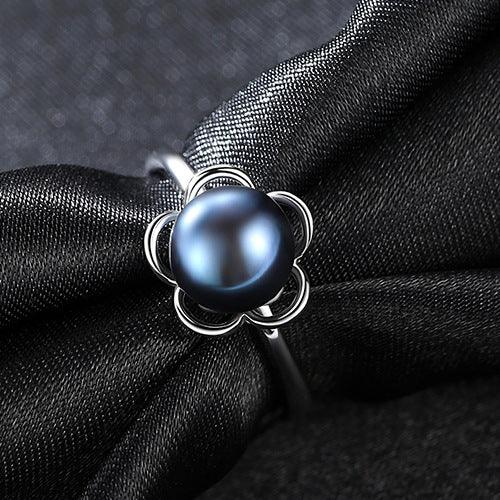 9-9.5mm Freshwater Pearl Handmade Series S925 Sterling Silver Ring