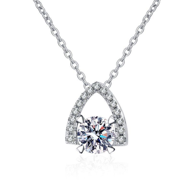 Tower Pendant S925 Sterling Silver Necklace-BlingRunway