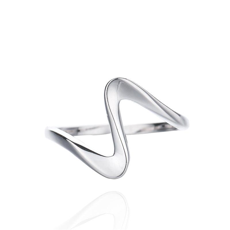 "Möbius Water Texture" S925 Sterling Silver Ring