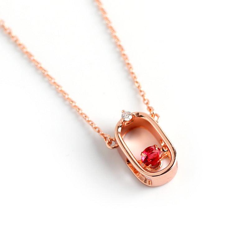 Heartbeat Pendant S925 Sterling Silver Necklace-BlingRunway