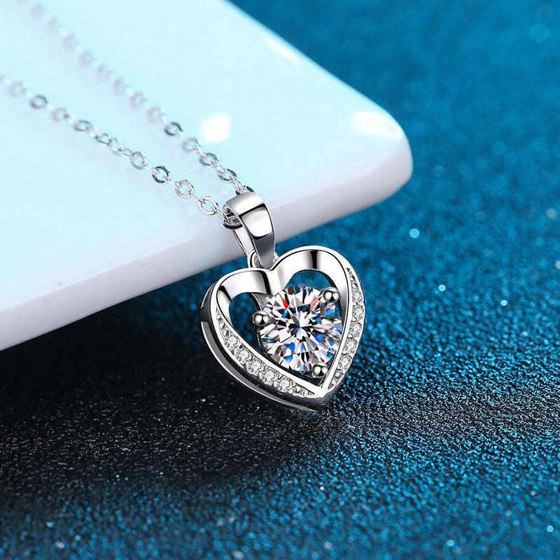 Heart Pendant S925 Sterling Silver Necklace