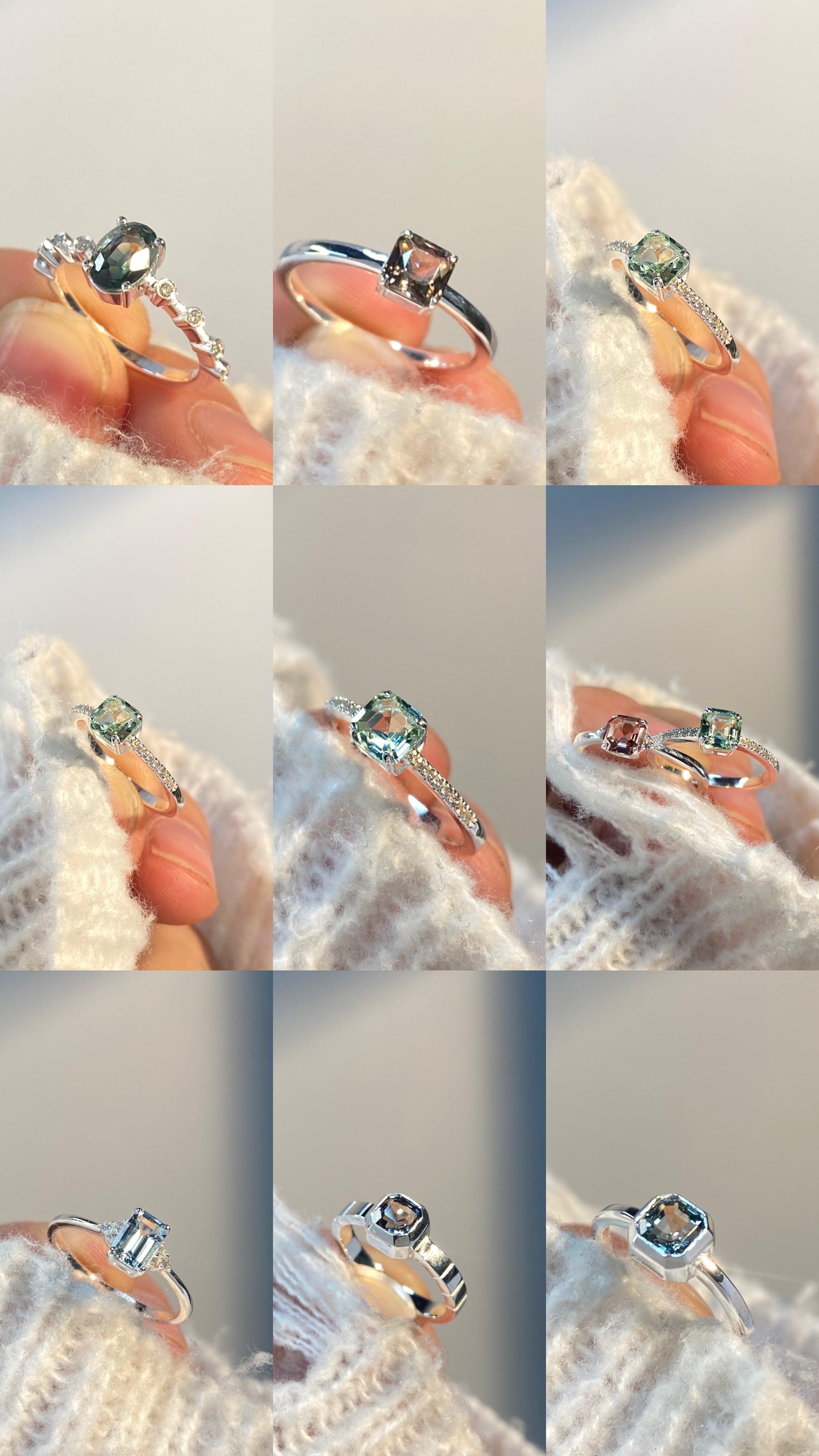 Boudoir close friend tourmaline ring custom