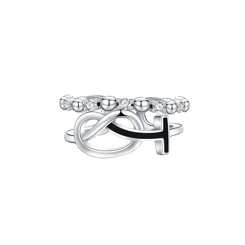 Heart Knot 925 Sterling Silver Ring-BlingRunway