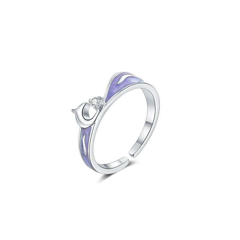 Phoenix Design S925 Silver Couple Ring