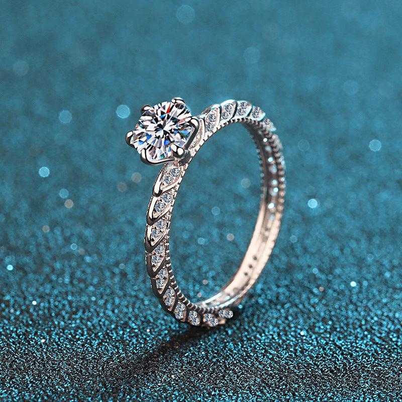 New luxury full Zircon s925 sterling silver ring-BlingRunway