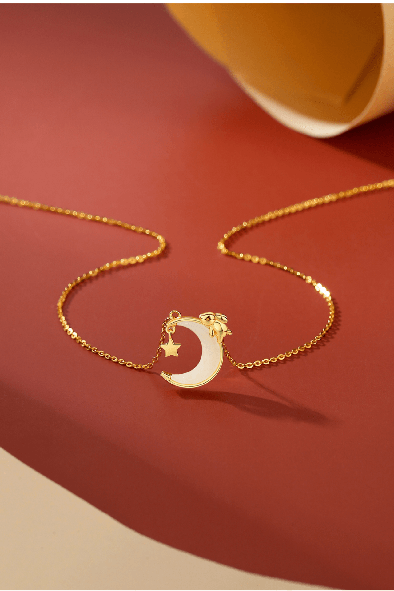 Moon Rabbit S925 Sterling Silver Necklace