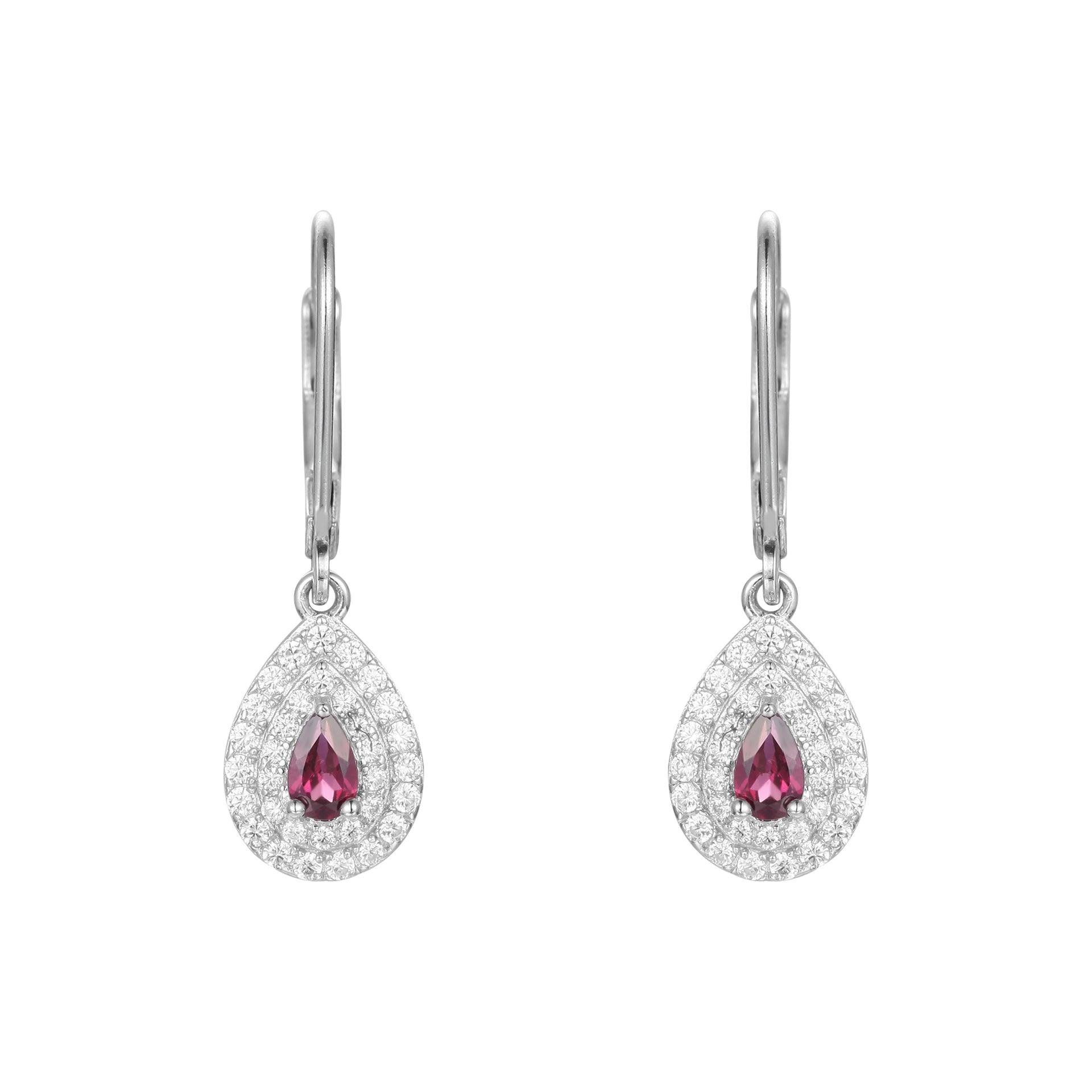 Classic Design Luxury Inlaid S925 Sterling Silver Earrings-BlingRunway