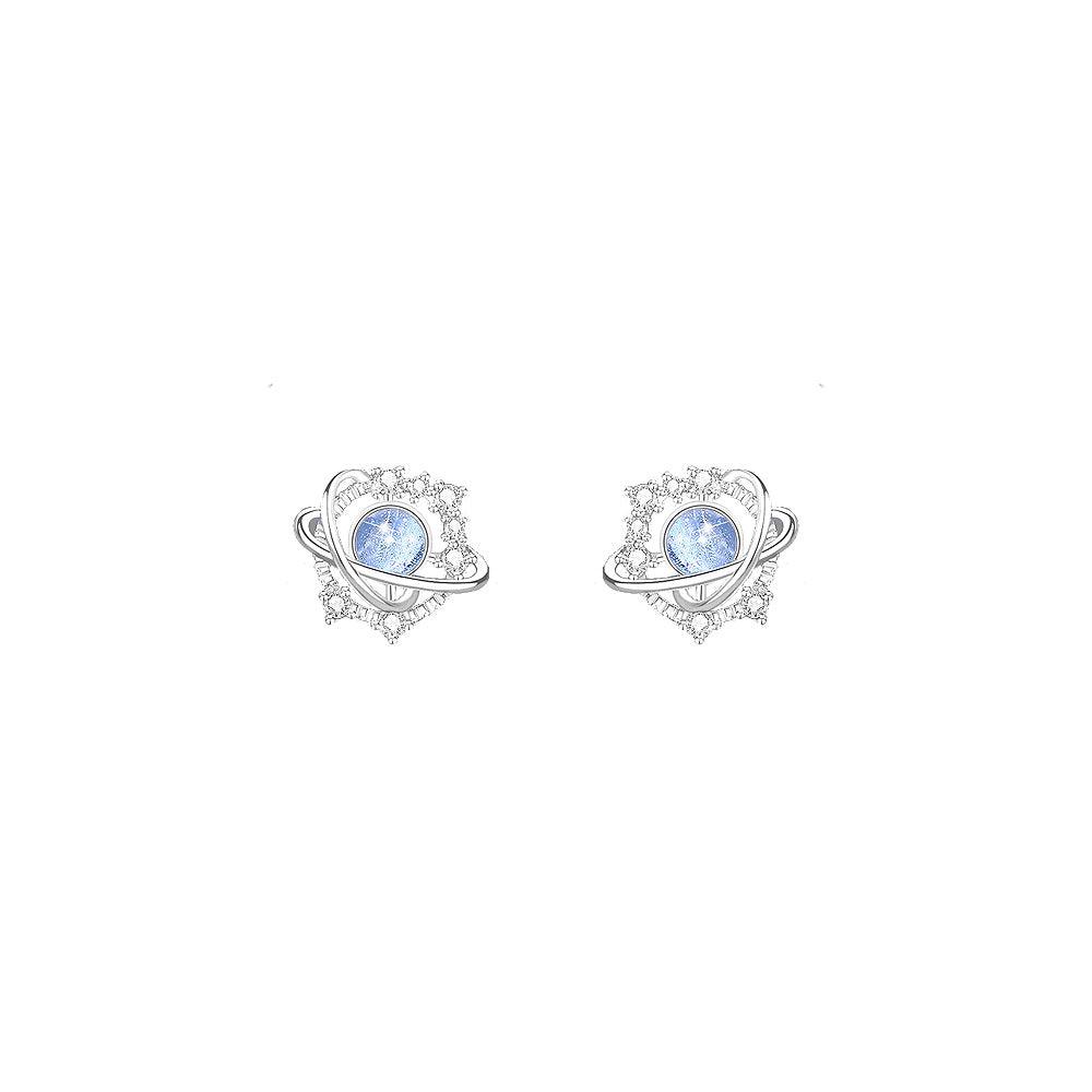 Fantasy Planet S925 Sterling Silver Stud Earrings Girls Earrings