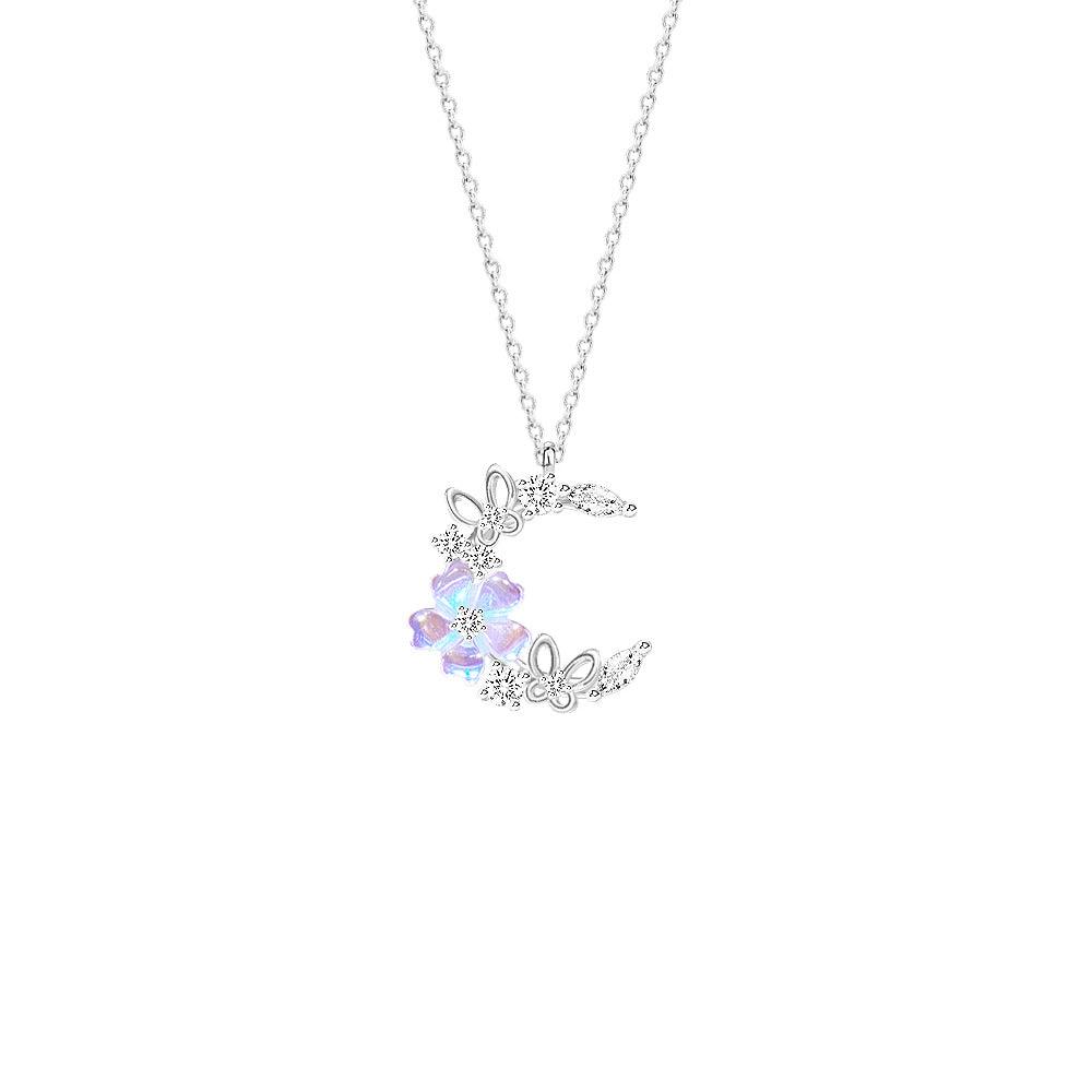 Fantasy Cherry Blossom Butterfly Series s925 Sterling Silver Set-BlingRunway