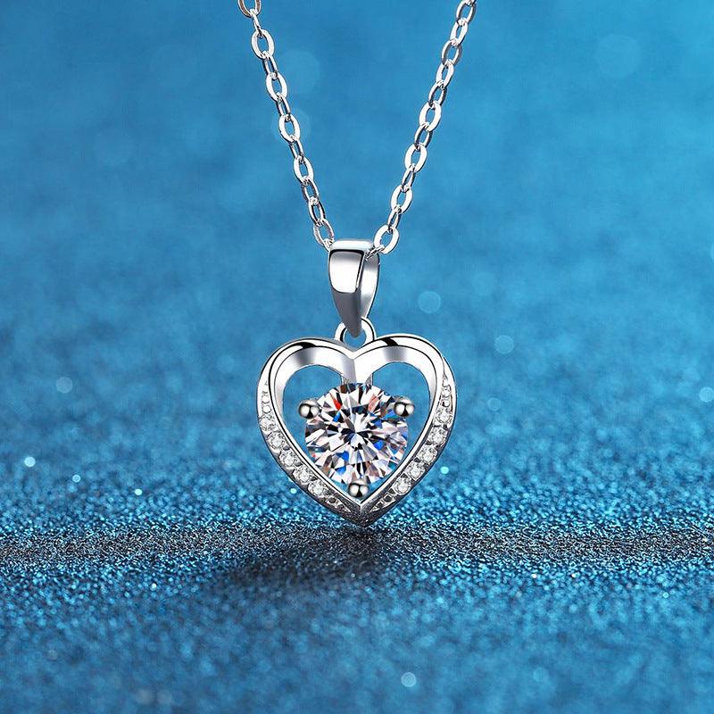 Heart Pendant S925 Sterling Silver Necklace