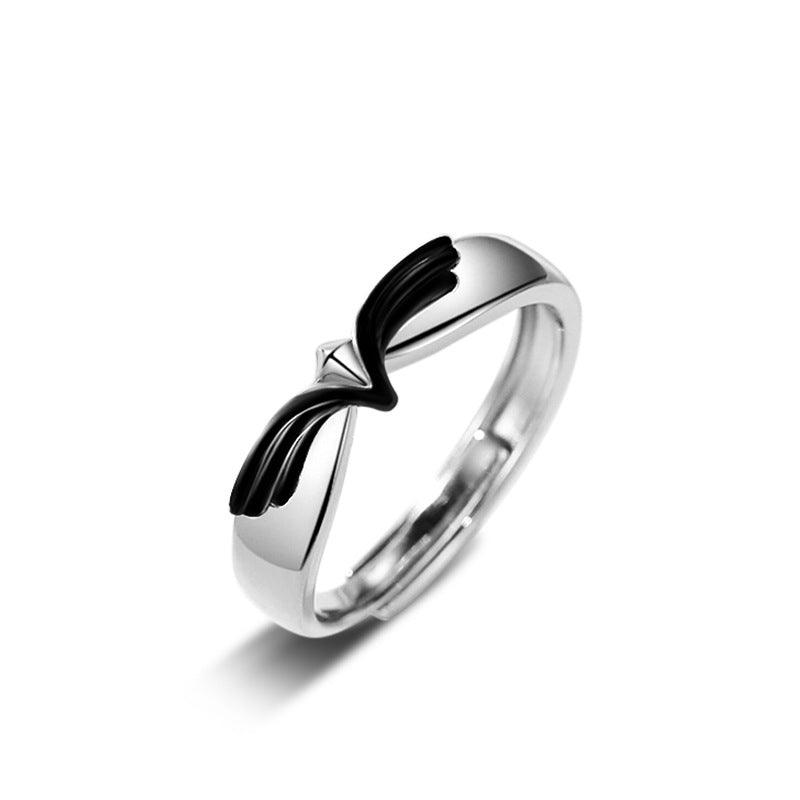 Angel's Love S925 Sterling Silver Couple Ring