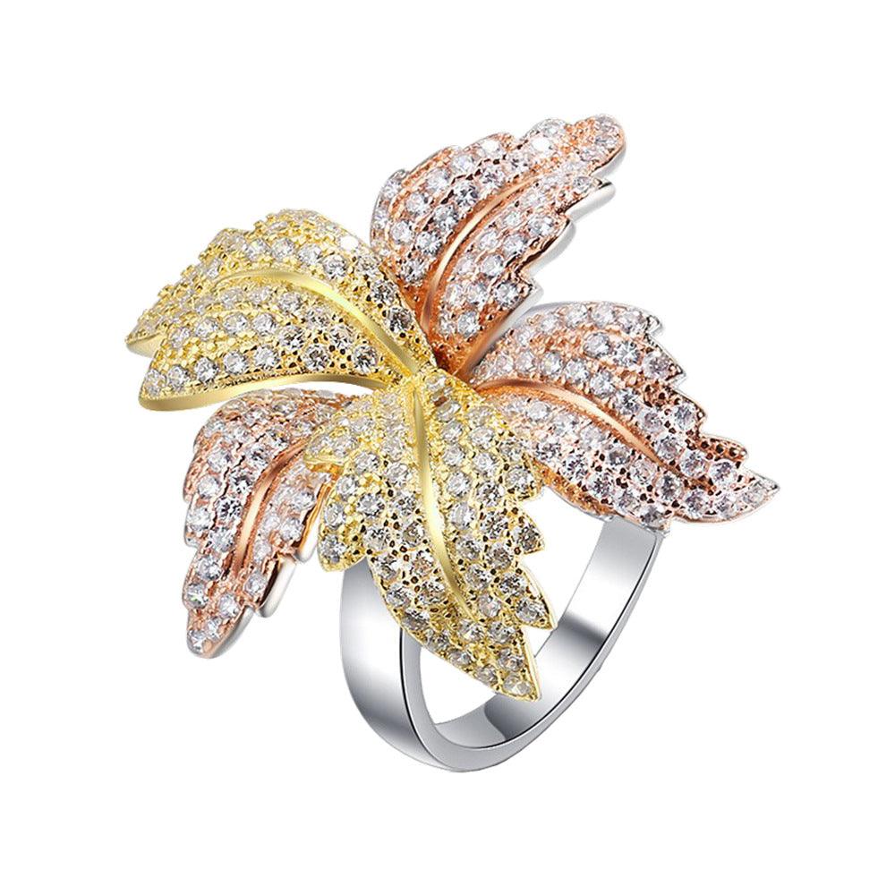 Petal handmade series S925 sterling silver ring-BlingRunway