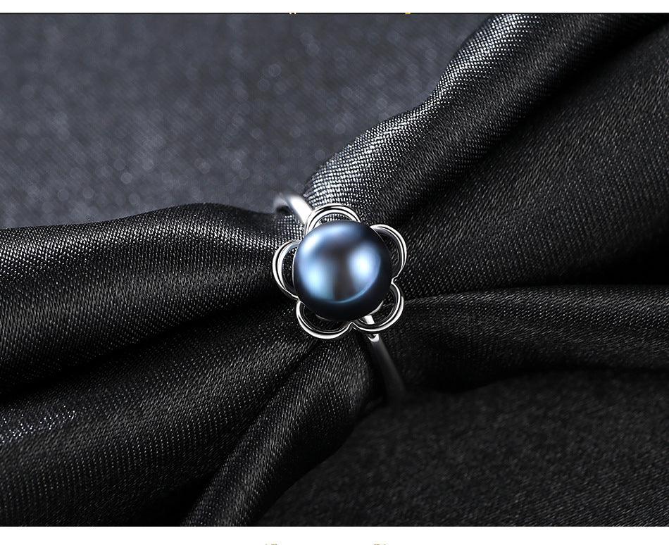 9-9.5mm Freshwater Pearl Handmade Series S925 Sterling Silver Ring